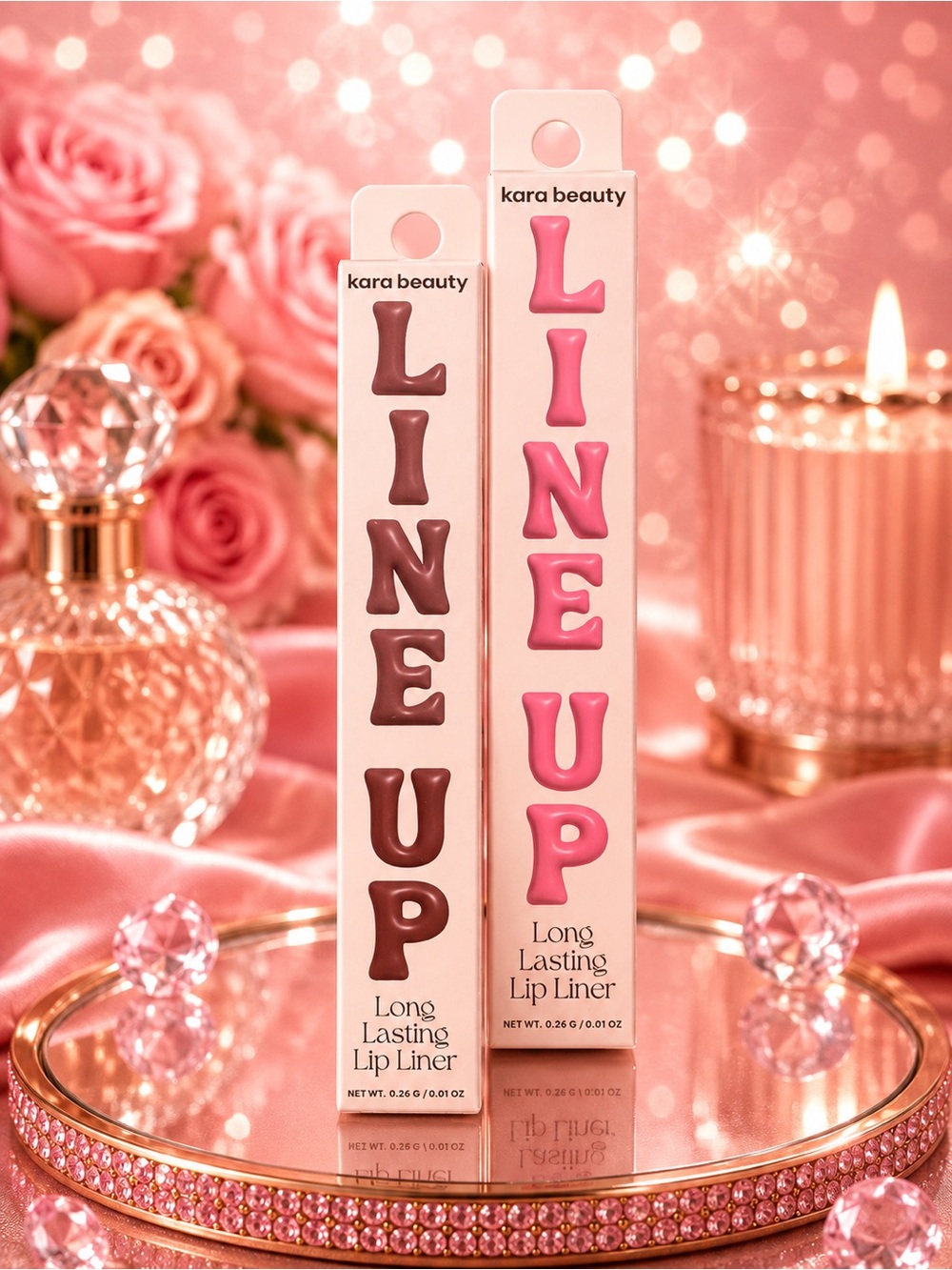Kara Beauty LINE UP Long Lasting Lip Liner Duo - Kate & Heidi
